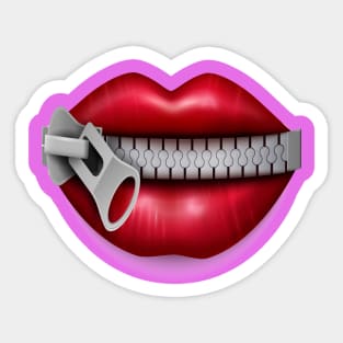 Funny Lips - Fanny Ideas - Gifts Ideas Sticker